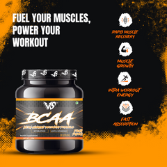 V-SHAPE Supps BCAA 2:1:1 (180Gm, 30 Servings) - V-Shape Supps