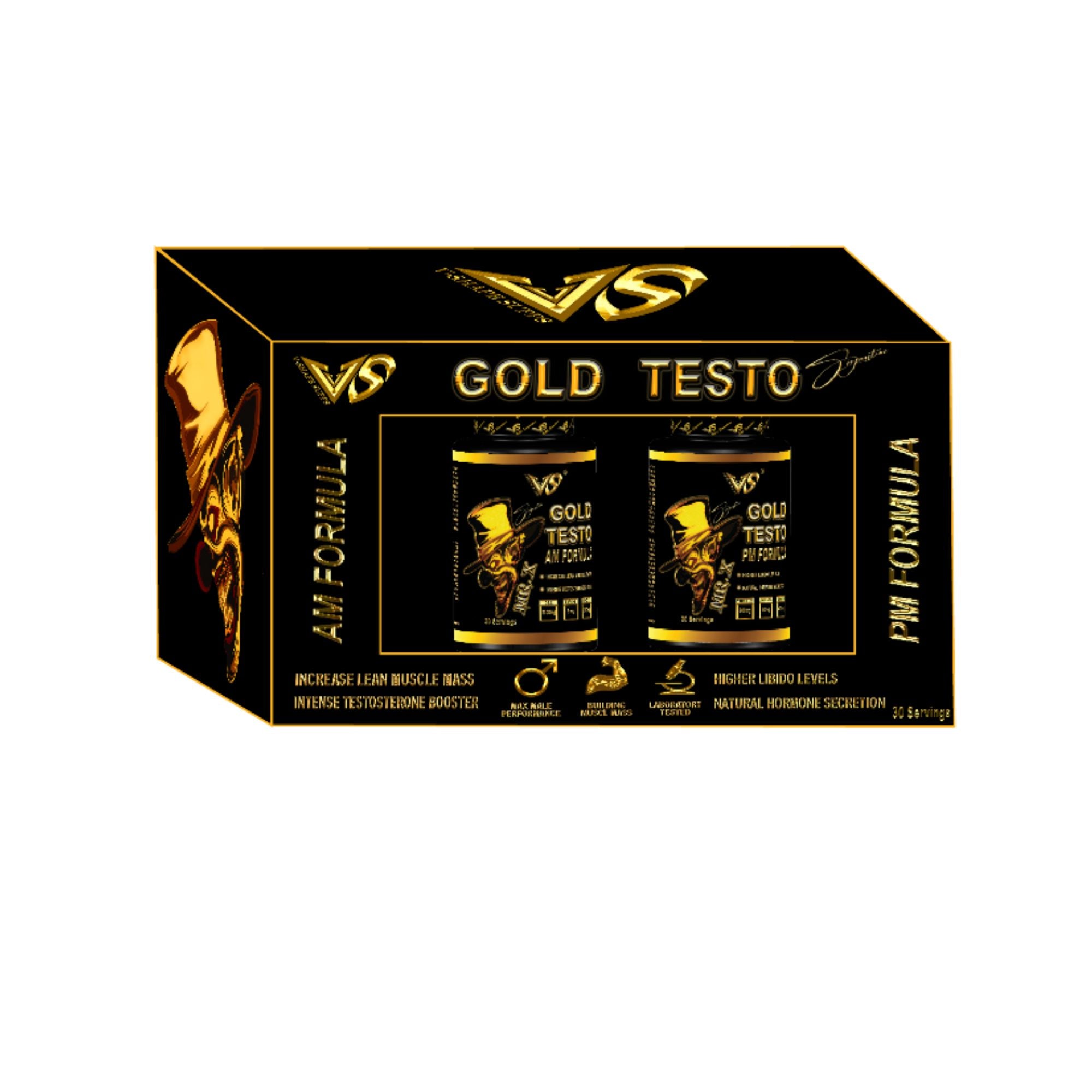 V-SHAPE MR.X Gold Testo - V-Shape Supps