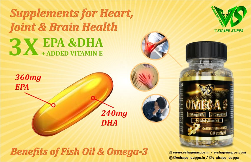 Top 3 Fish Oil & Omega Supplements for Heart, Joint & Brain Health