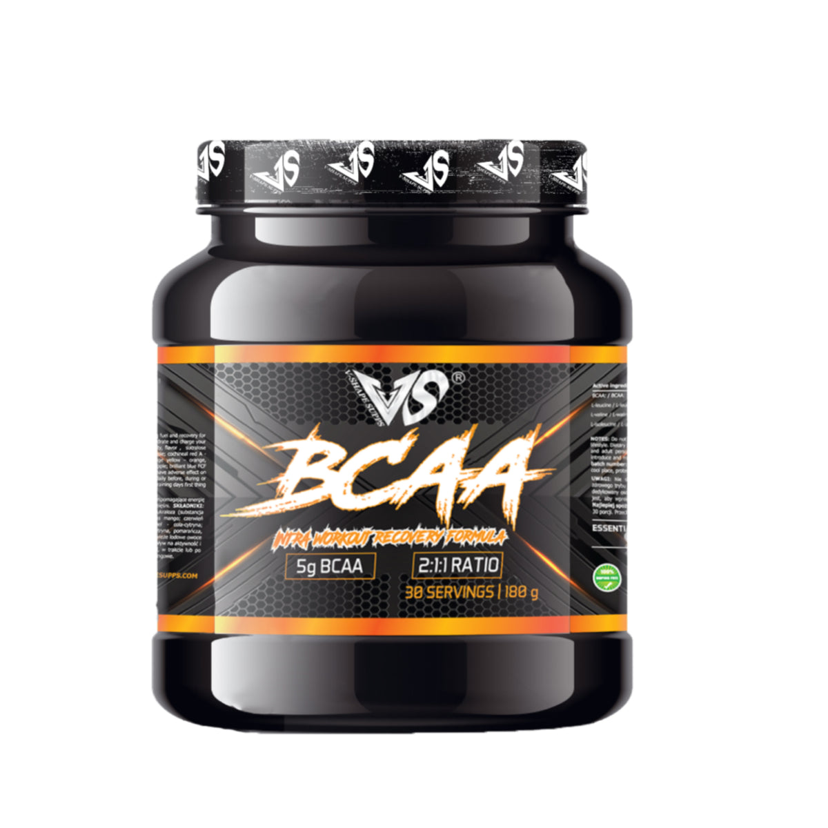 V-SHAPE Supps BCAA 2:1:1 (180Gm, 30 Servings)