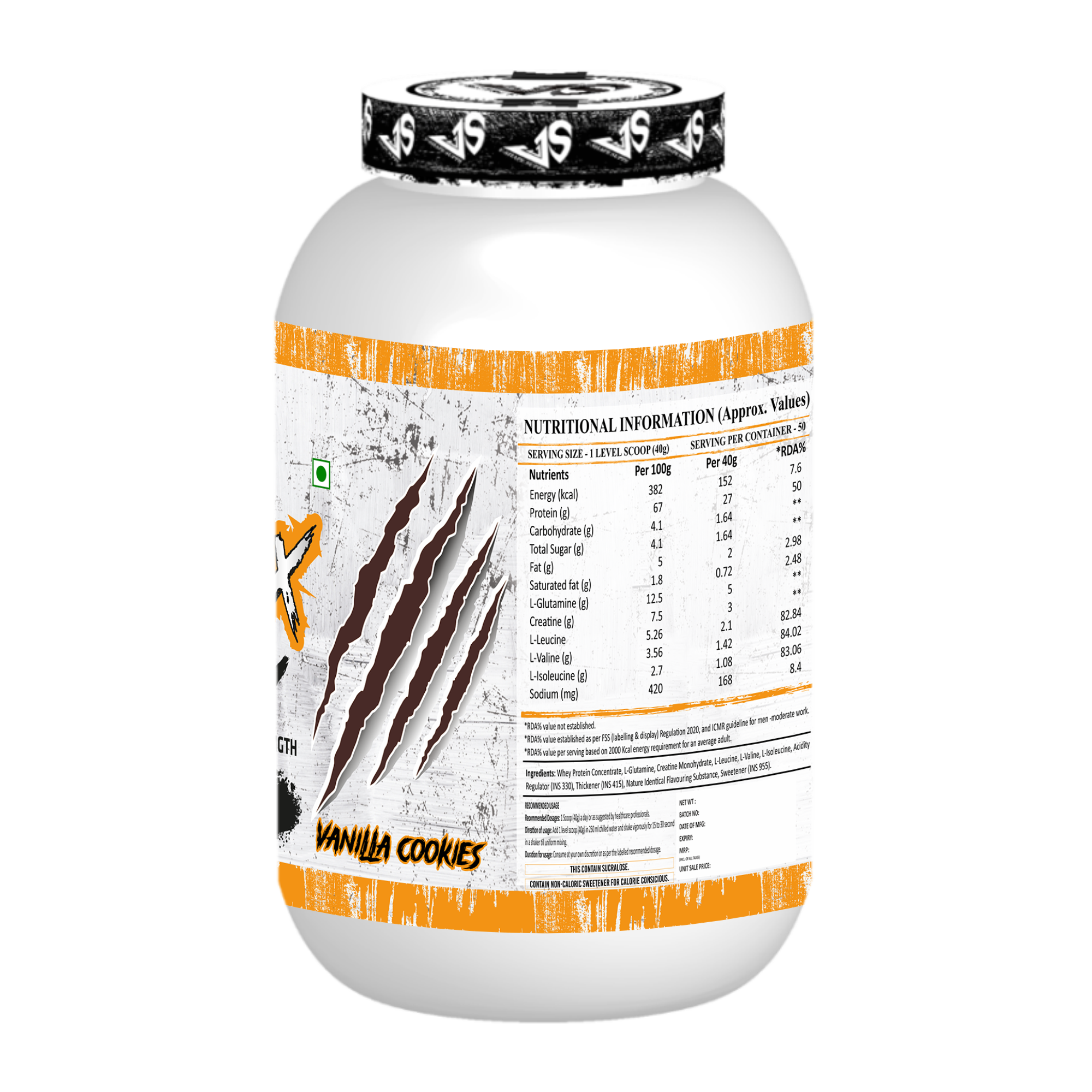 V-SHAPE V-Complex Pro Whey 2KG (4.4LBS) - V-Shape Supps