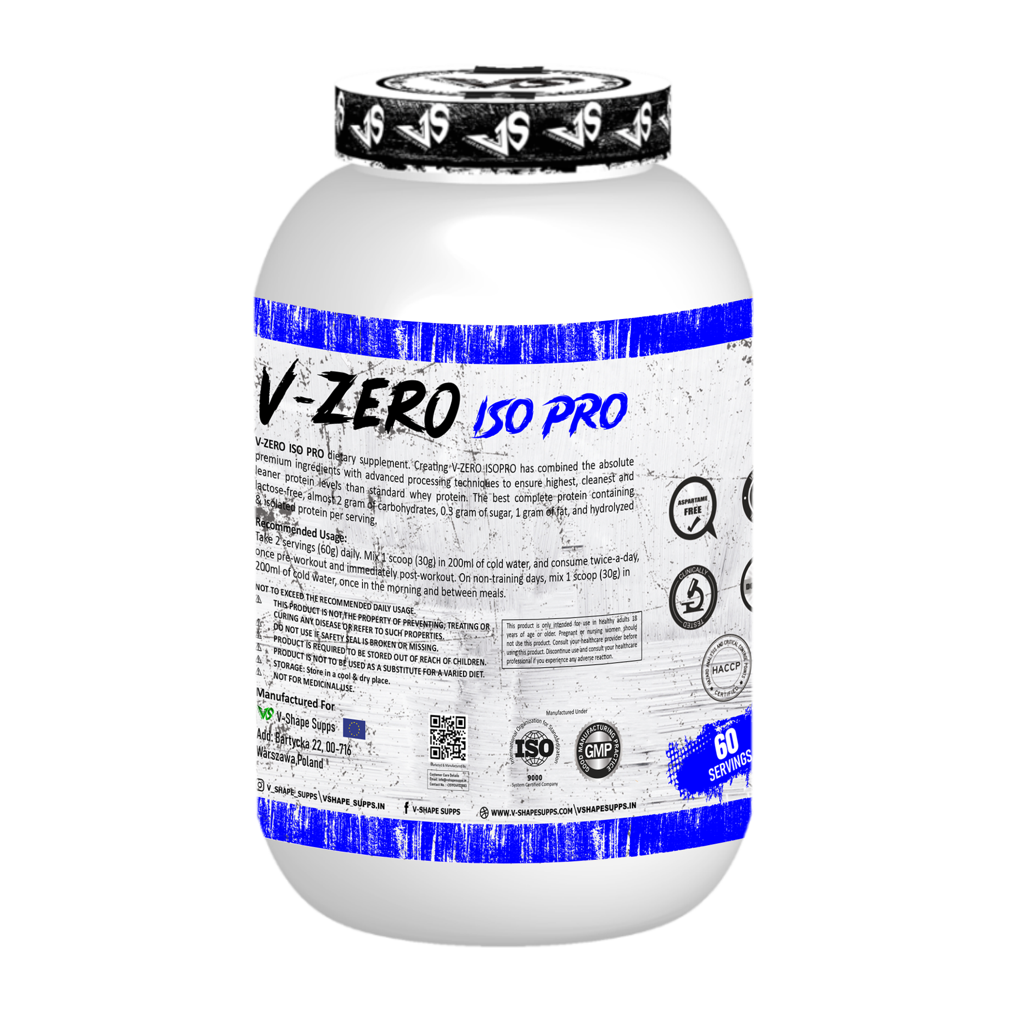 V-Shape V-Zero Isopro 2Kg - V-Shape Supps