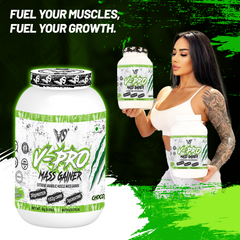 V-SHAPE V-Pro Mass Gainer- 3Kg(6.6Lbs), 66 Servings - V-Shape Supps