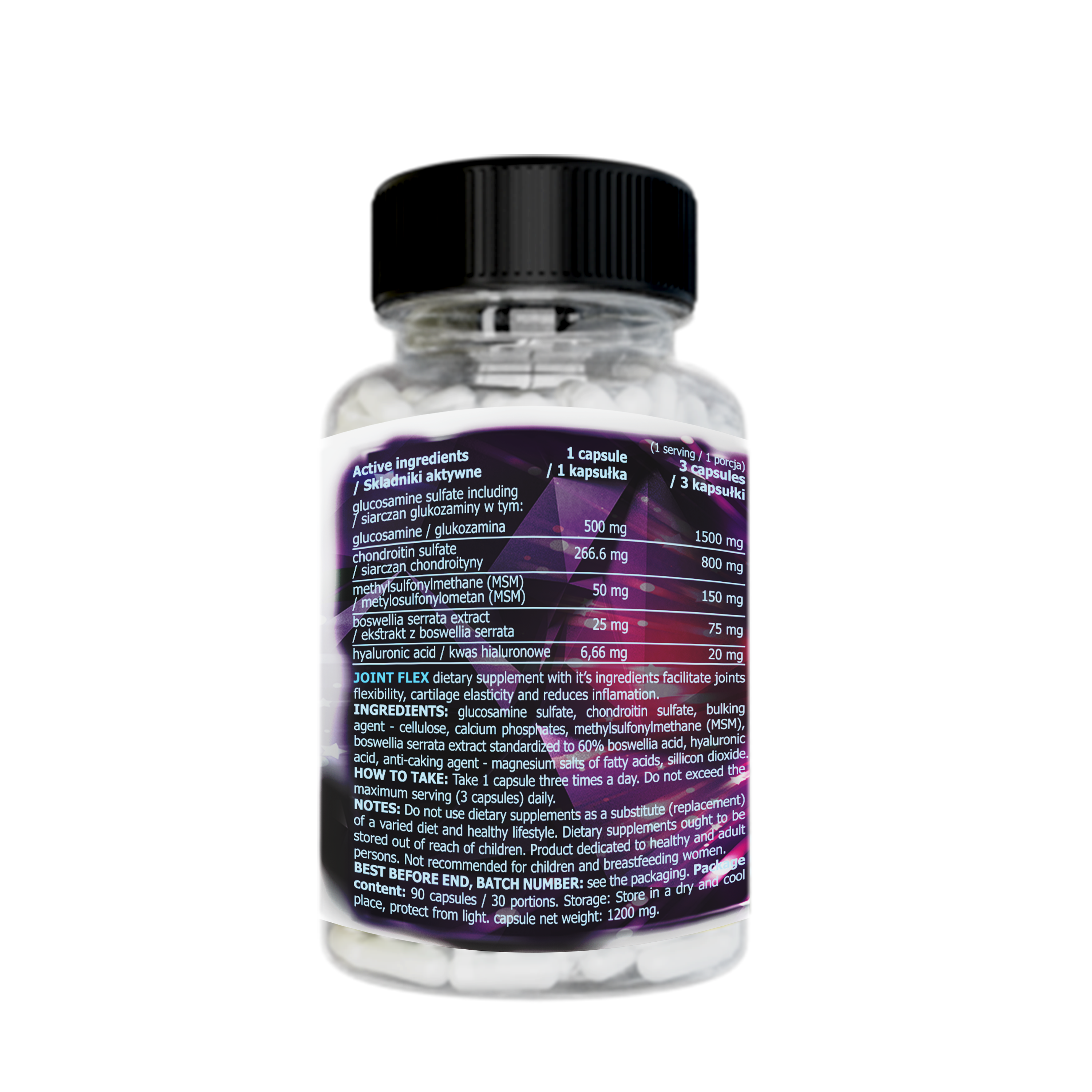 V-Shape Supps Joint Flex 90 Tablets - V-Shape Supps