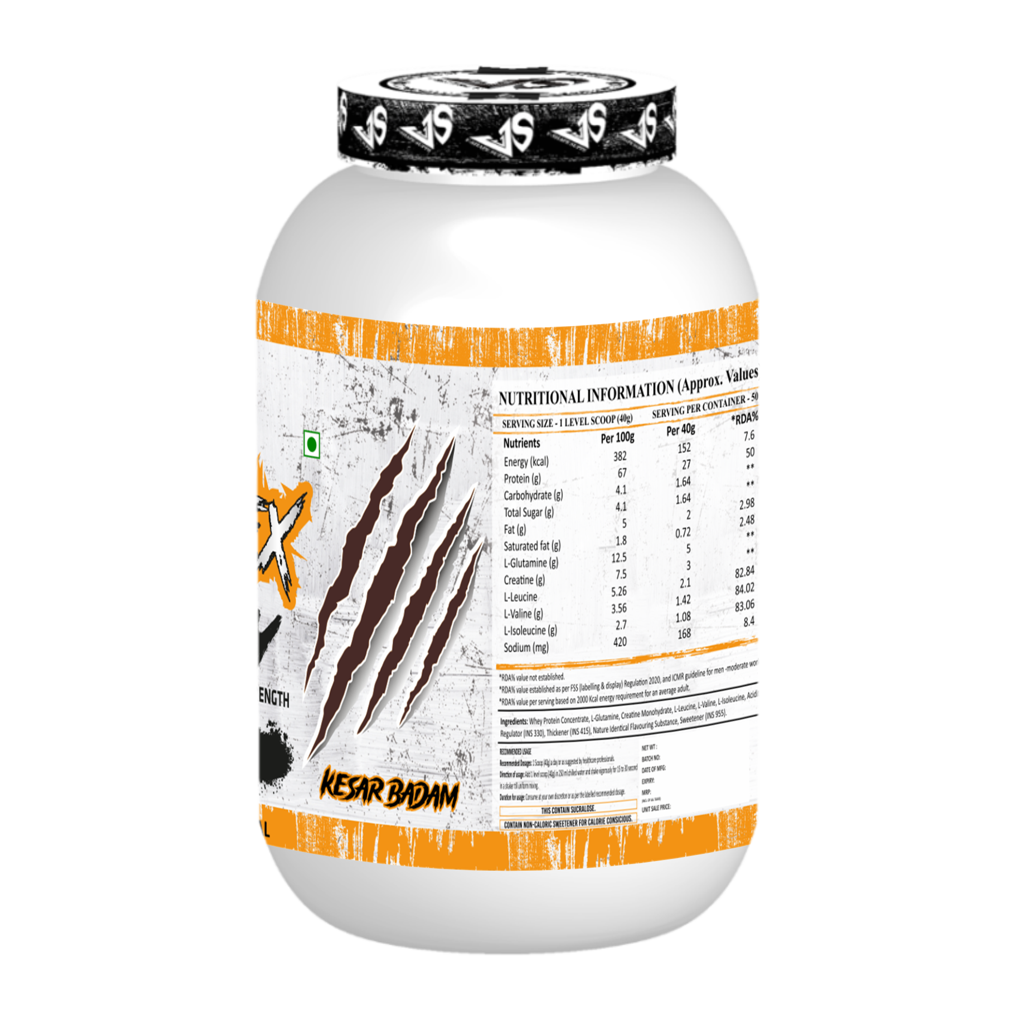 V-SHAPE V-Complex Pro Whey 2KG (4.4LBS) - V-Shape Supps