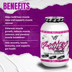 V-SHAPE V-Whey Original- 1.8Kg, 75 Servings - V-Shape Supps