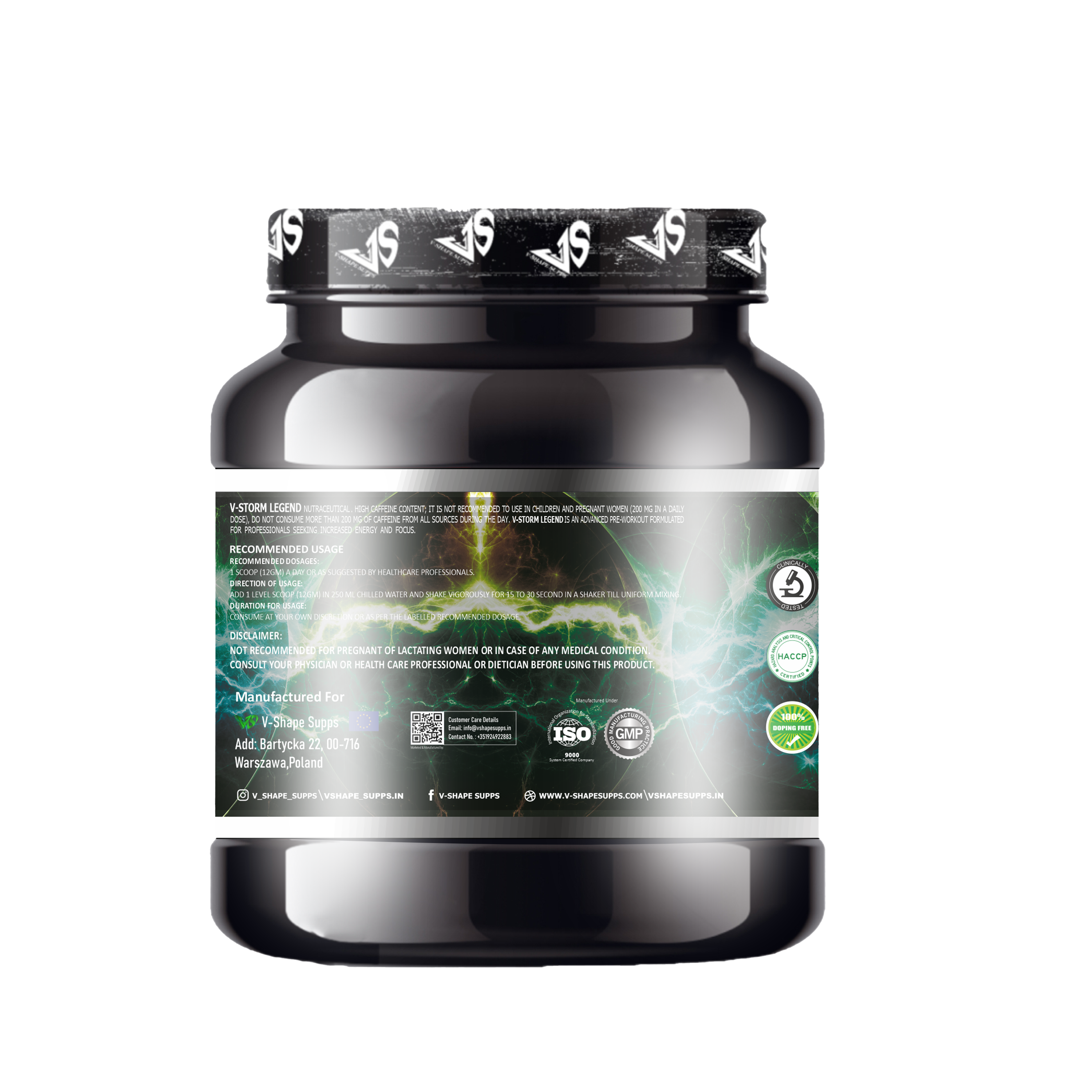 V-SHAPE V-Storm Legend 360 Gm - V-Shape Supps